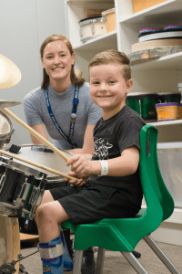 RCH patient, Music Therapy